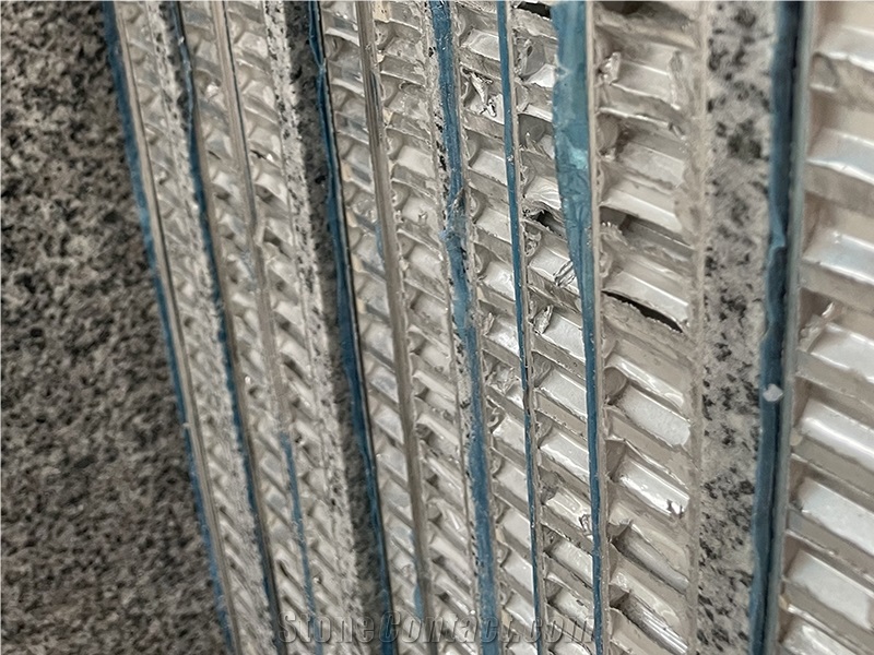 Grey Granite Honeycomb Aluminum Backed Panel