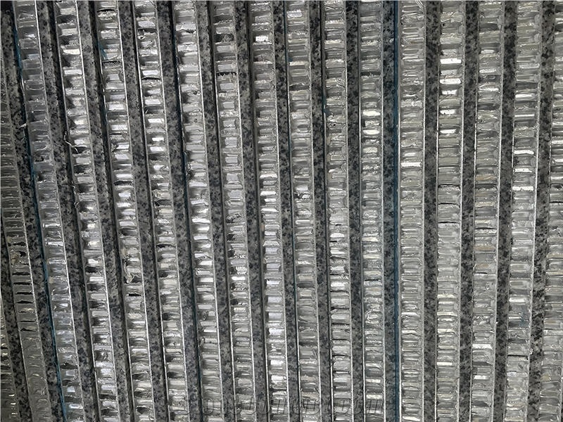 Grey Granite Honeycomb Aluminum Backed Panel