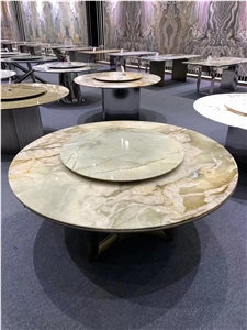 Beautiful Restaurant Table Top Dinner Round Table Top