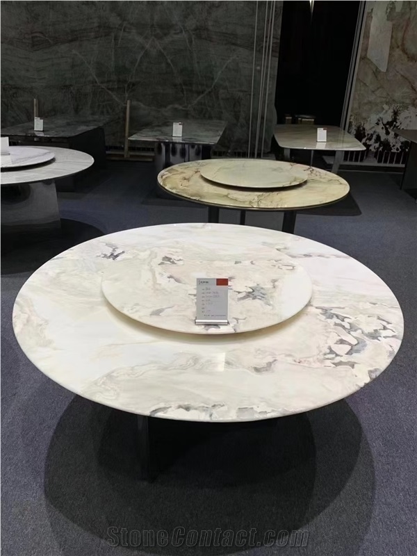 Beautiful Restaurant Table Top Dinner Round Table Top