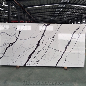 China Factory Price White Calcatta Artificial Quartz Stone China Factory Price White Calcatta Artificial Quartz Stone