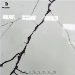 China Factory Price White Calcatta Artificial Quartz Stone