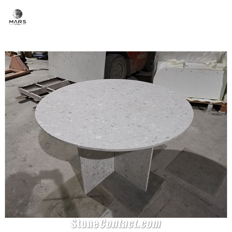 New China Factory Cement Terrazzo Table Top