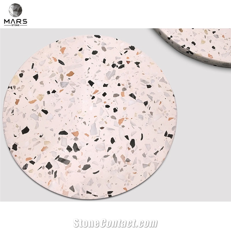 New China Factory Cement Terrazzo Table Top