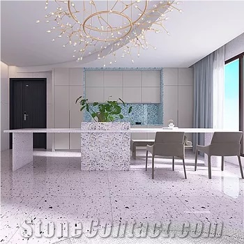 New China Factory Cement Terrazzo Table Top