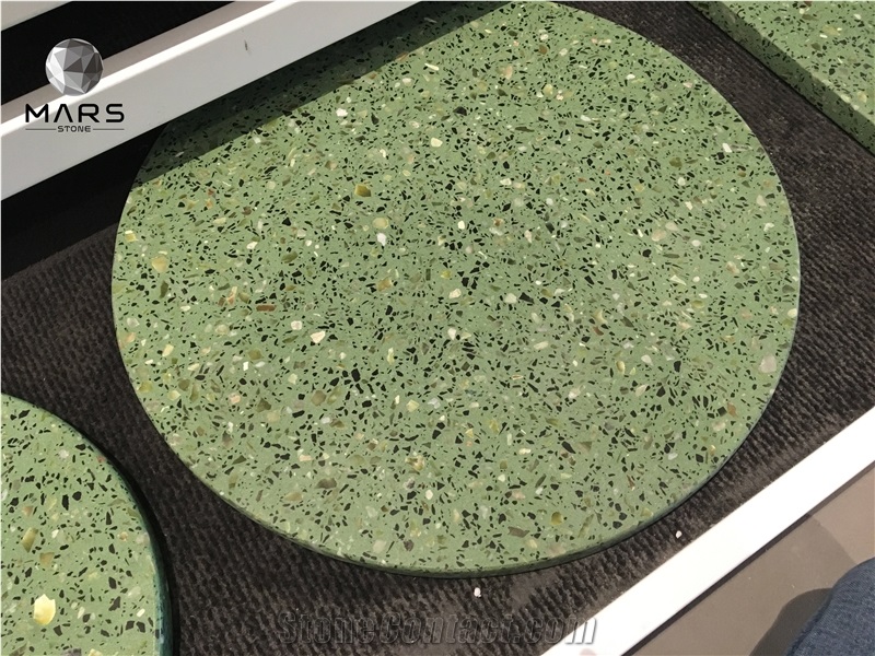 New China Factory Cement Terrazzo Table Top