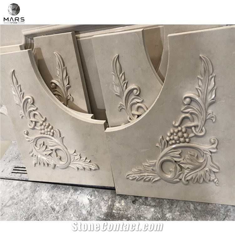 Natural Classic Royal Botticino Cream Beige Marble Borders