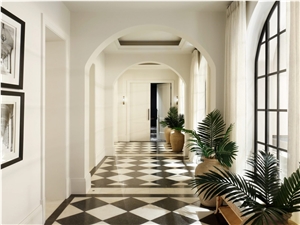 Marble Waterjet Pattern Floor Tiles