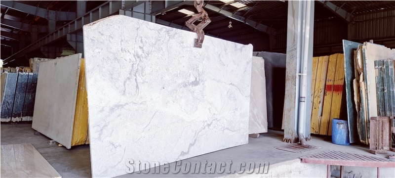 Indian Snow White Quartzite 2Cm Slabs