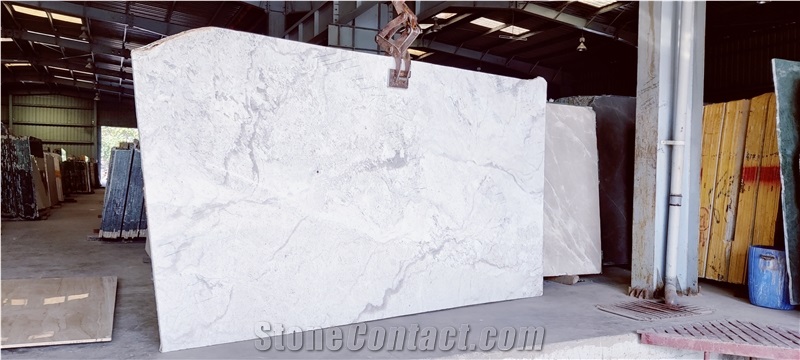Indian Snow White Quartzite 2Cm Slabs