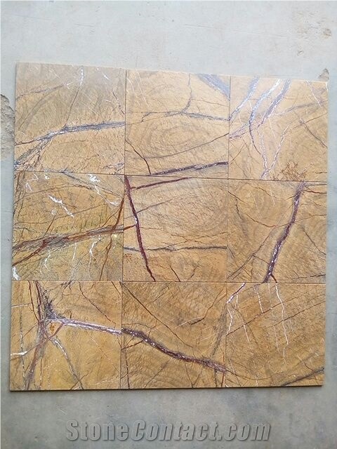 Rainforest Brown Marble Tiles 10 MM