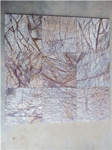 Rainforest Brown Marble Tiles 10 MM
