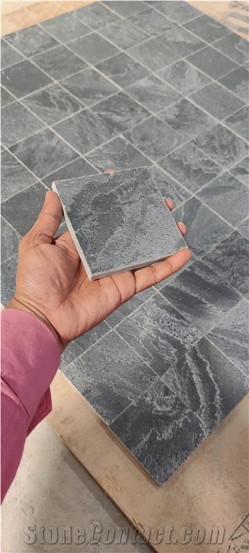 Silver Grey Matrix Slate Tiles
