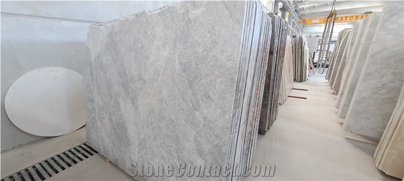 Tundra Grey Marble Tiles, Marble Slabs