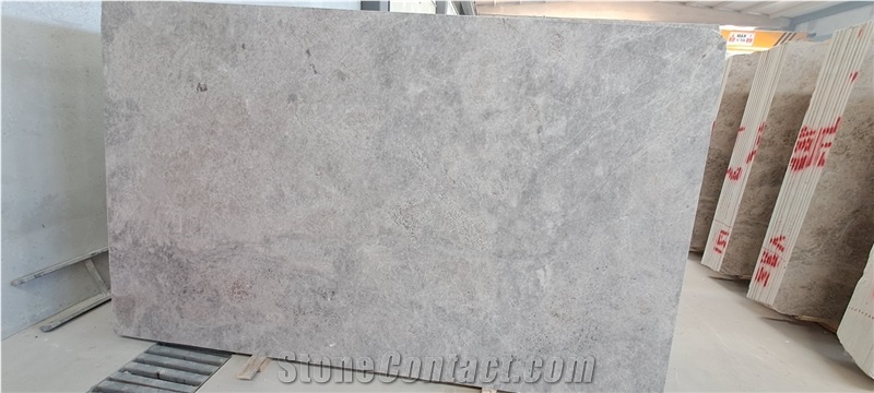 Tundra Grey Marble Tiles, Marble Slabs