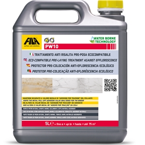 PW10 - Eco Compatible Pre Laying Treatment Against Efflorescence