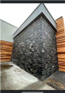 Blue-Black Slate Wall Cladding Veneer