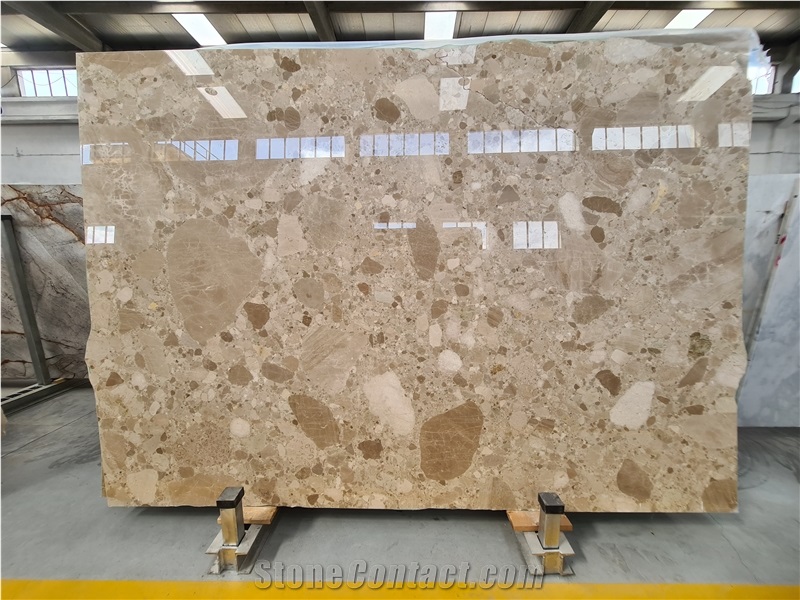 Ceppo Beige Marble Slabs