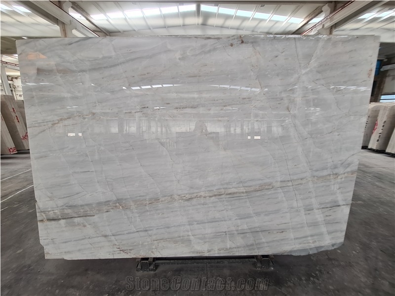 Jasmine White Marble Tiles, Marble Slabs
