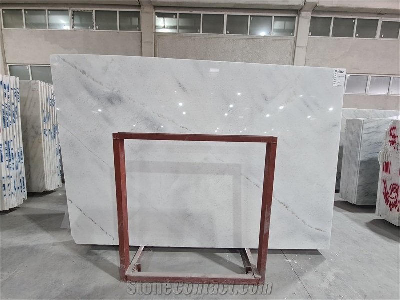Kemalpasa White Marble Slabs, Marble Tiles