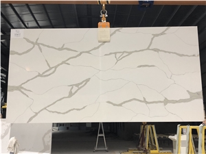 CS8603 - Calacatta Amarcord Quartz Slabs,Engineered Stone