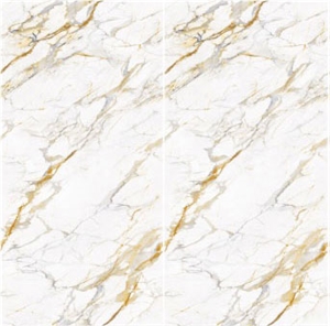 12MM Calacatta Gold Artificial Stone Sinteredstone Big Slabs