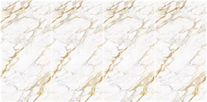 12MM Calacatta Gold Artificial Stone Sinteredstone Big Slabs
