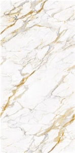 12MM Calacatta Gold Artificial Stone Sinteredstone Big Slabs