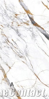 3200X1600MM Hot Selling Carve Calacatta Gold Sintered Stone