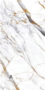 3200X1600MM Hot Selling Carve Calacatta Gold Sintered Stone