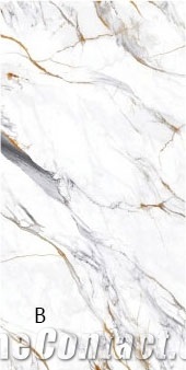 3200X1600MM Hot Selling Carve Calacatta Gold Sintered Stone