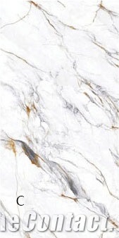 3200X1600MM Hot Selling Carve Calacatta Gold Sintered Stone