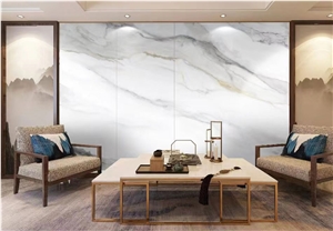 800X2600mm Polished Cloud Mountain Sintered Slabs Tiles