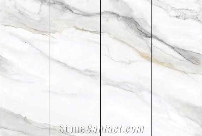 800X2600mm Polished Cloud Mountain Sintered Slabs Tiles