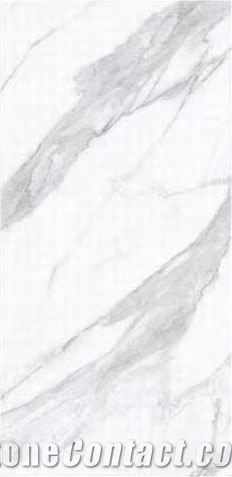 9Mm Calacatta White Sintered Stone Slabs For Interior Decor