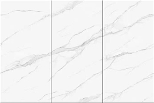 Honed 9MM Hemus White Sintered Stone Slab