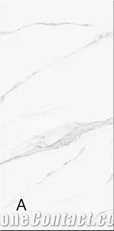 Honed 9MM Hemus White Sintered Stone Slab