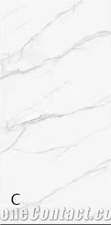 Honed 9MM Hemus White Sintered Stone Slab