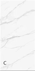 Honed 9MM Hemus White Sintered Stone Slab
