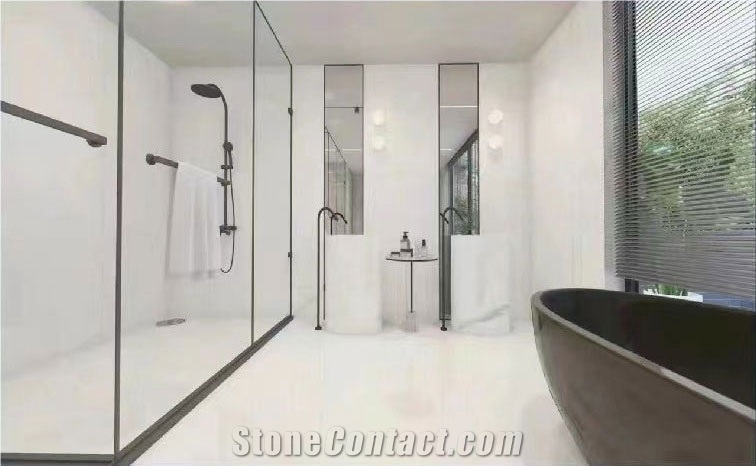 Hot Selling Pure White Sintered Stone Slab&Tile For Floor