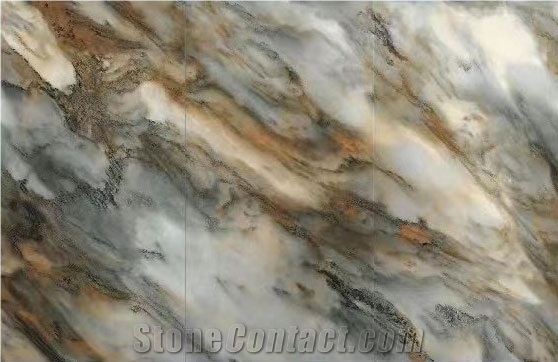 Planet Color Artificial Sintered Stone Slab For Wall