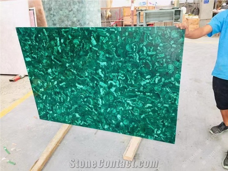 High-End Green Agate Stone Slabs,Luxury Semiprecious Slabs