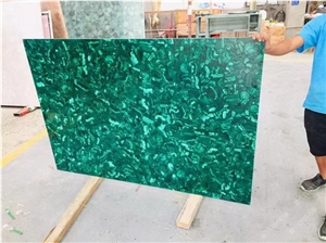 High-End Green Agate Stone Slabs,Luxury Semiprecious Slabs