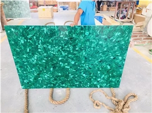 High-End Green Agate Stone Slabs,Luxury Semiprecious Slabs