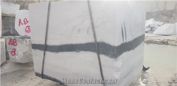 Panda White Marble Blocks