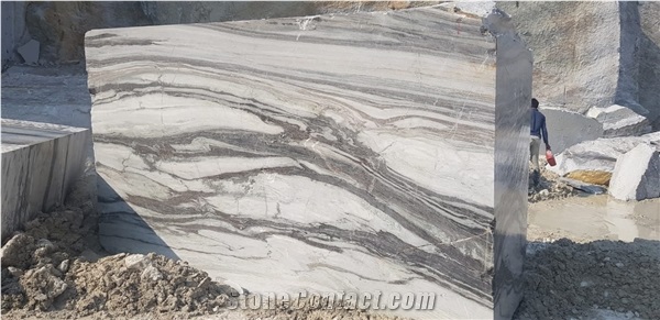 Panda White Marble Blocks