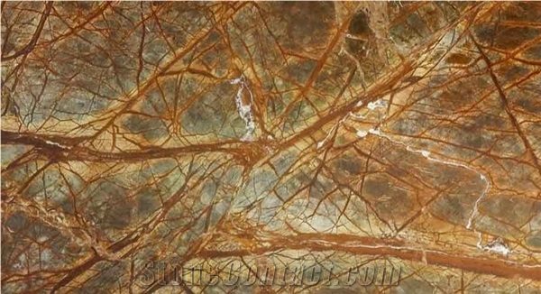 Rainforest Brown Marble Tiles & Slabs