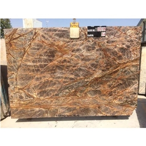 Rainforest Brown Marble Tiles & Slabs