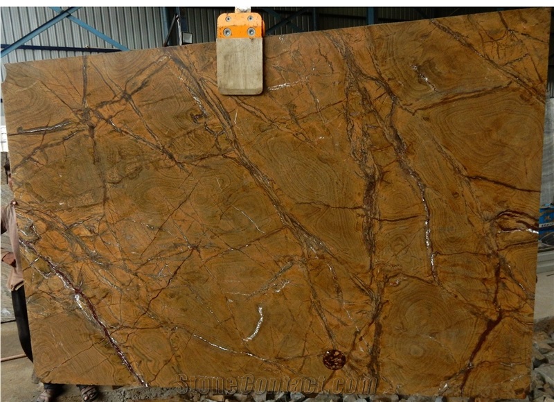 Rainforest Gold Marble Slabs