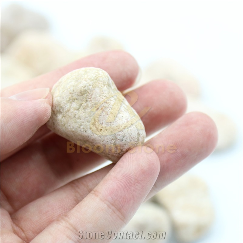 Polished Multicolored Gravel Pebbles, Washed River Stone From China
